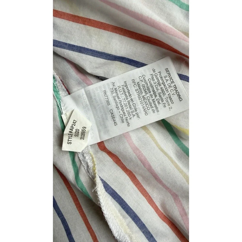 J.CREW Pastel Striped Plaid Long Sleeve Button Up XXS